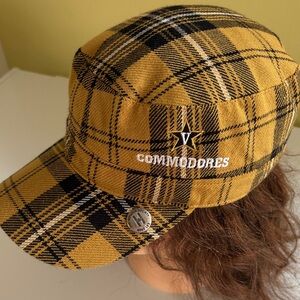 Vanderbilt Commodores Cotton Black and Gold Elastic Back Hat Size S/M